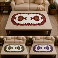 Taplak Meja Tamu Bordir 40x85cm (Kode B16-36 Oval)