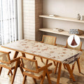 Table Runner Taplak Meja Tamu Anti Air Mewah Warna Gold 45x135cm