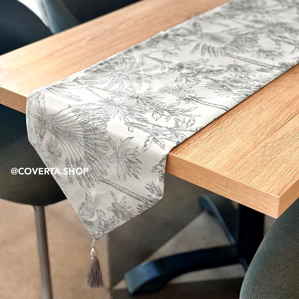 Table Runner DR Vintage - Taplak Meja Makan Estetik Motif Vintage | Alas Meja Tamu Minimalis