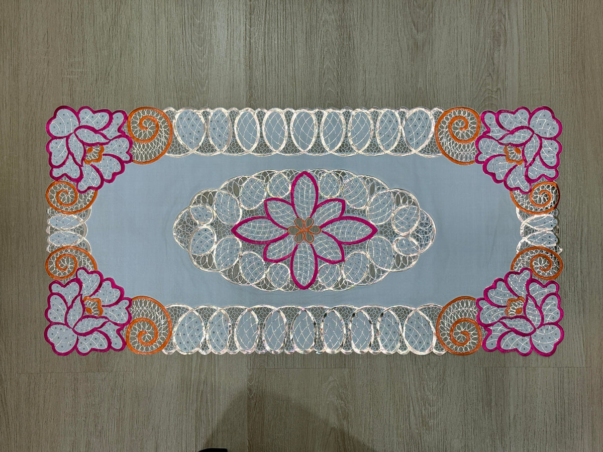 Taplak Meja Tamu Plastik 40x85 cm | Alas Meja Coffee Table | Taplak Meja Minimalis Dekorasi Rumah