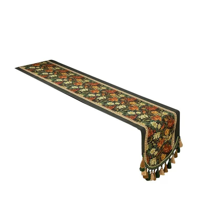 Table Runner Jardin Alas Meja Makan Estetik Motif JARDIN