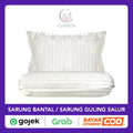 Sarung Bantal Kepala / Sarung Guling Tambahan Hotel Putih Katun