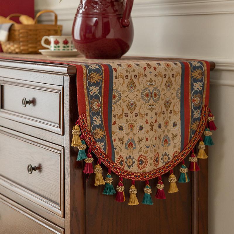 Taplak Meja Imlek Premium Table Runner Series Motif Estetik Dekorasi Rumah Material Premium Tebal Awet Cocok untuk Meja Panjang Makan Tamu