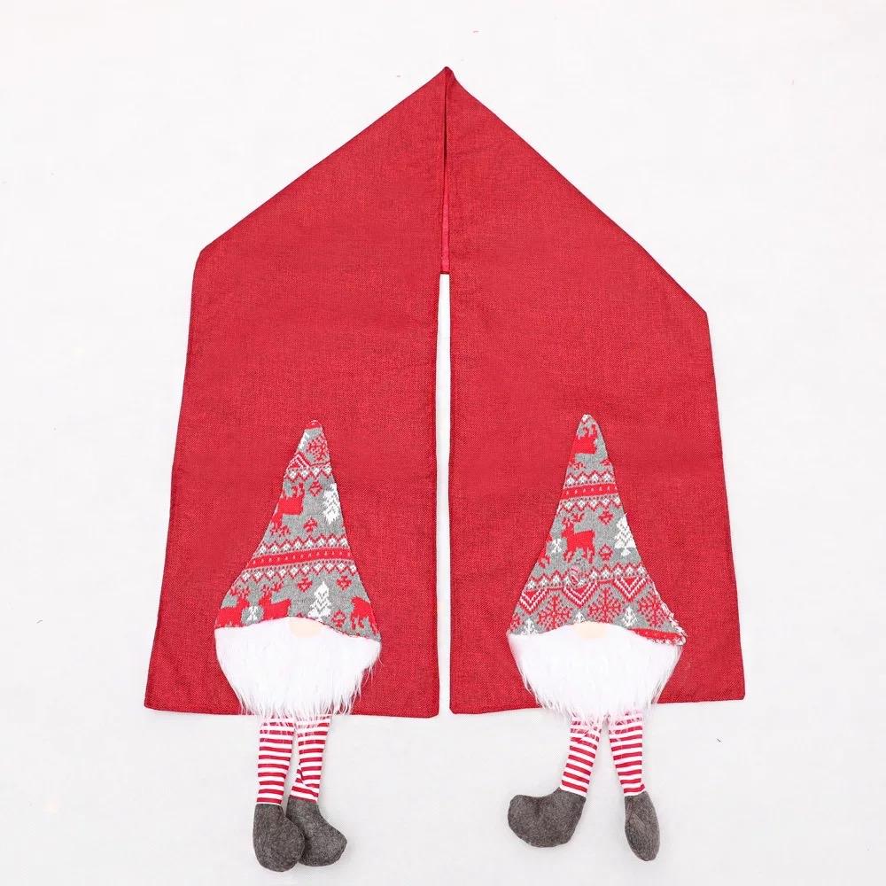 Coverta Taplak Meja Dekorasi Natal Table Runner Christmas Sleepy Santa