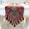 Table Runner Belgi Rumbai Premium / Taplak Meja Tamu Panjang Handmade
