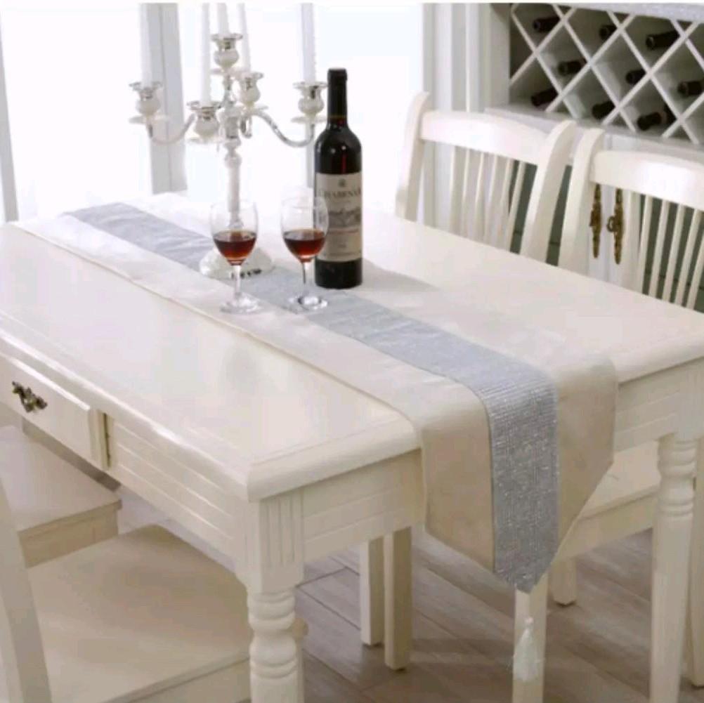 Table Runner Meja Tamu | Bed Runner | Taplak Meja Panjang Syahrini Hiasan Meja