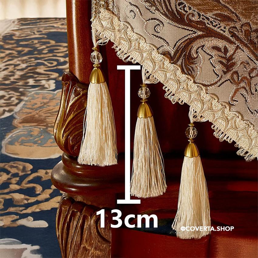 Table Runner Aurelie Dekorasi Meja Klasik Mewah | Taplak Meja Panjang Elegan | 35x160 35x200 35x260