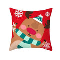 Sarung Bantal Sofa Motif Natal Christmas