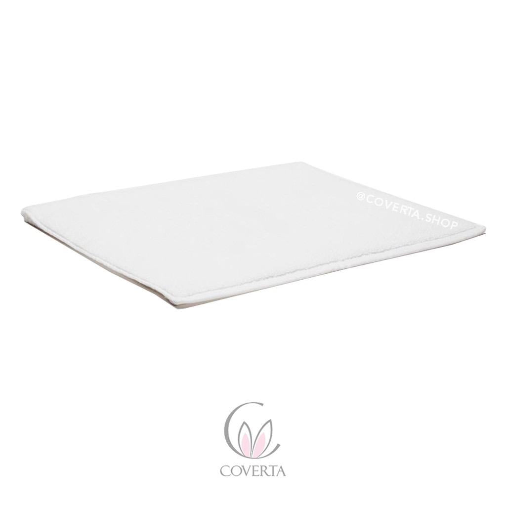 Keset Handuk Tebal Putih Polos | Bath Math Hotel 50x70cm