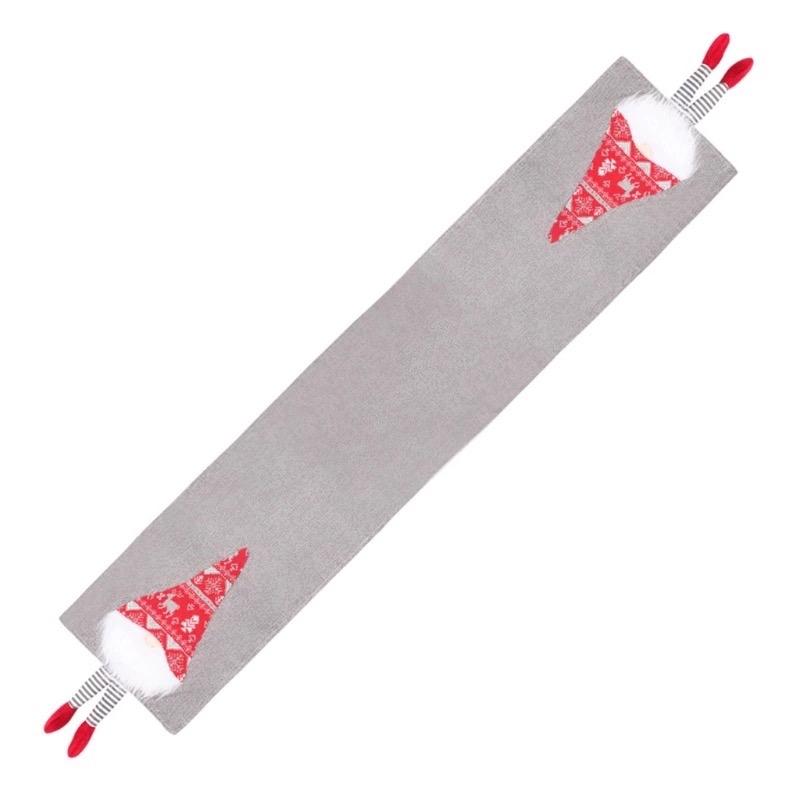 Coverta Taplak Meja Dekorasi Natal Table Runner Christmas Sleepy Santa