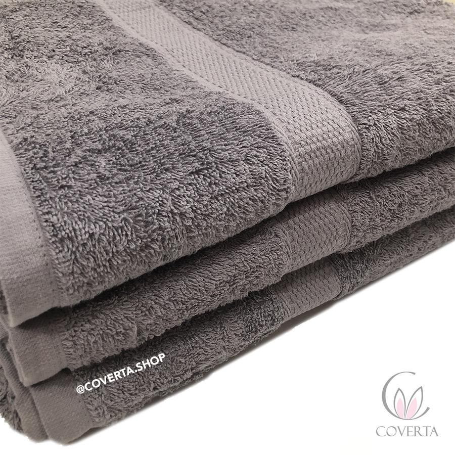 Handuk Mandi Jumbo 80x160cm Grey - Abu Abu