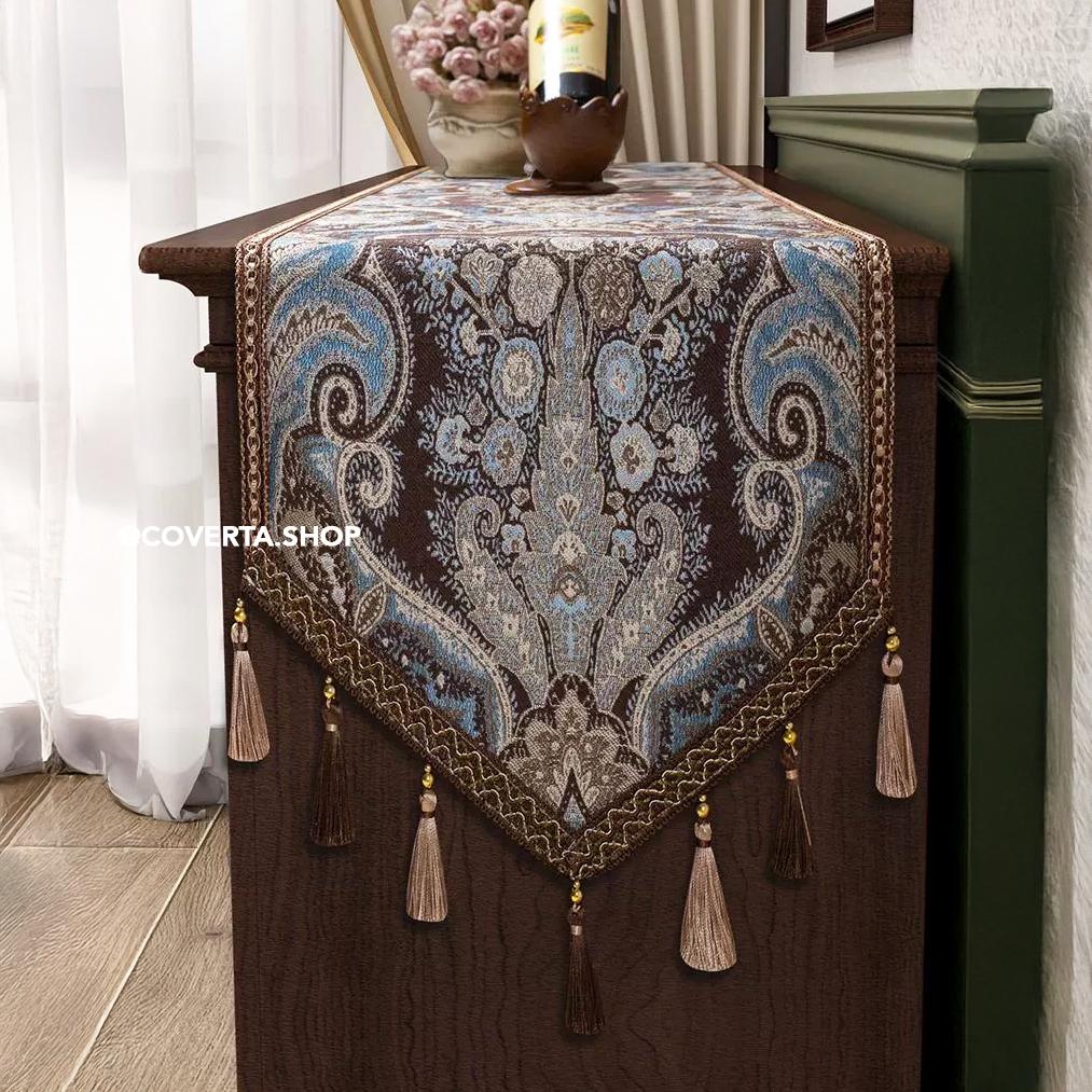 Table Runner Aladdin Classic Luxury | Taplak Meja Panjang Motif Klasik