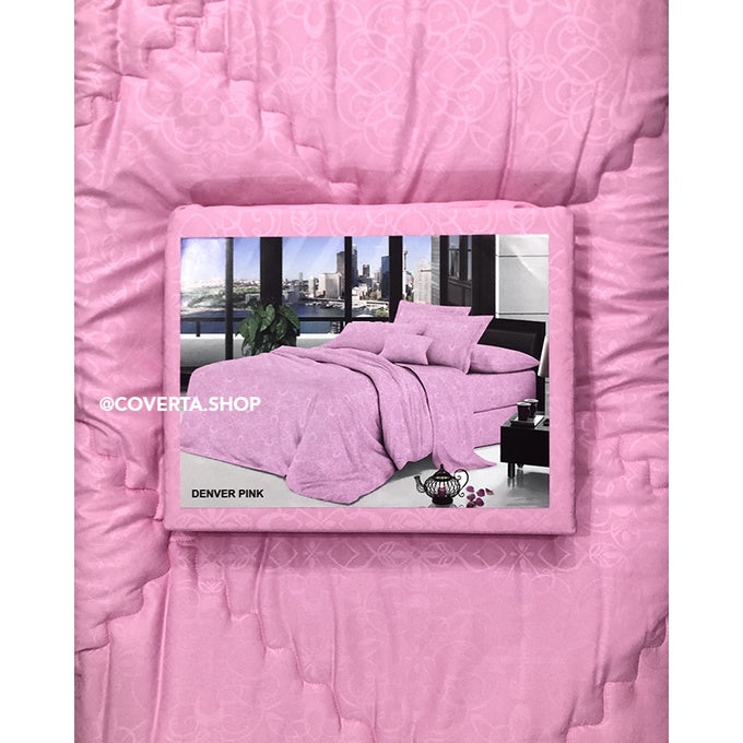 BedCover Set Polos Emboss Queen Size 160x200x30cm
