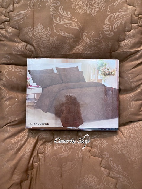 BedCover Set Single Polos Emboss Herme 120x200x30cm