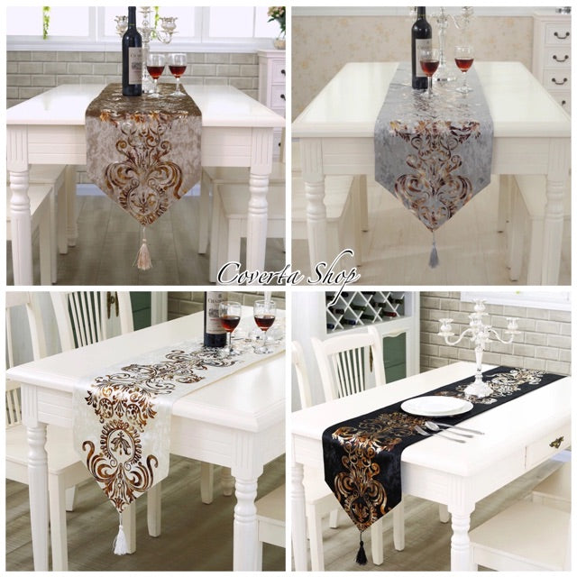 Table Runner / Bed Runner - Taplak Panjang - Luxury - 33x180cm
