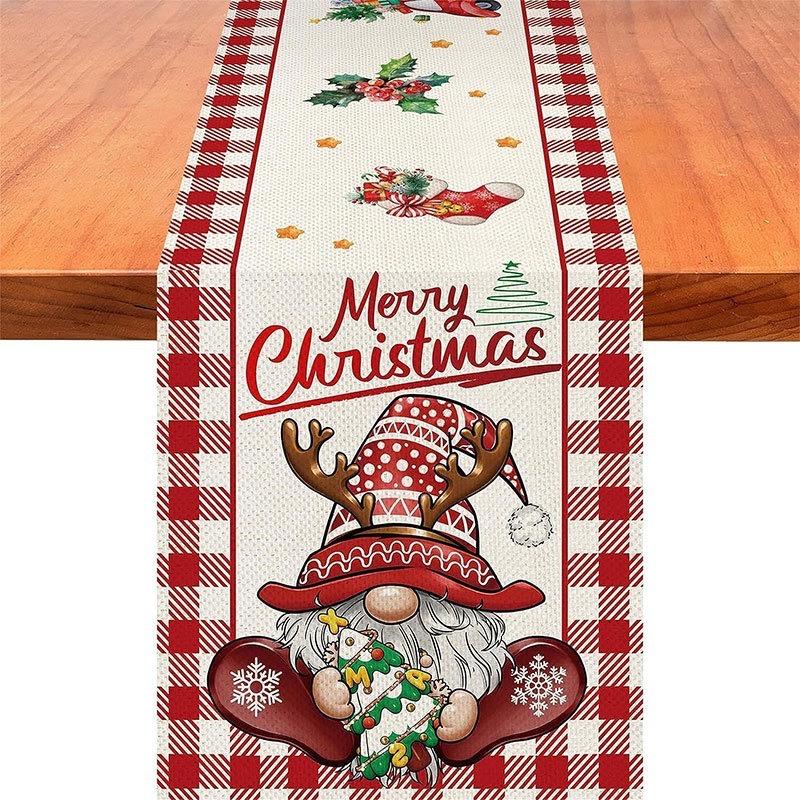Taplak Meja Natal Printed - Table Runner Christmas
