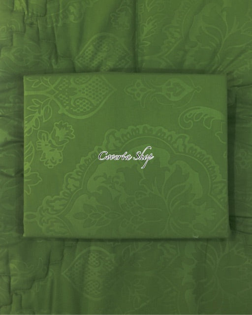 Bed Cover Set Polos Emboss - King Size - 180x200x30cm