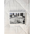Bed Cover Putih Salur Atlantic Comforter Single 150x210cm (Tanpa Sprei)