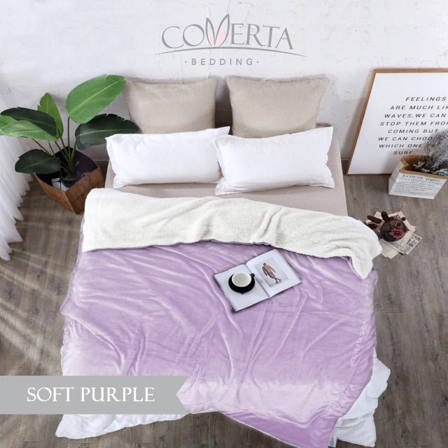 Selimut Polos Tebal Premium Double Ply (2 Layer)