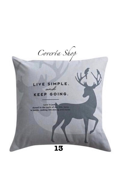 Sarung Bantal Kursi Sofa Scandinavian Minimalis 45x45cm