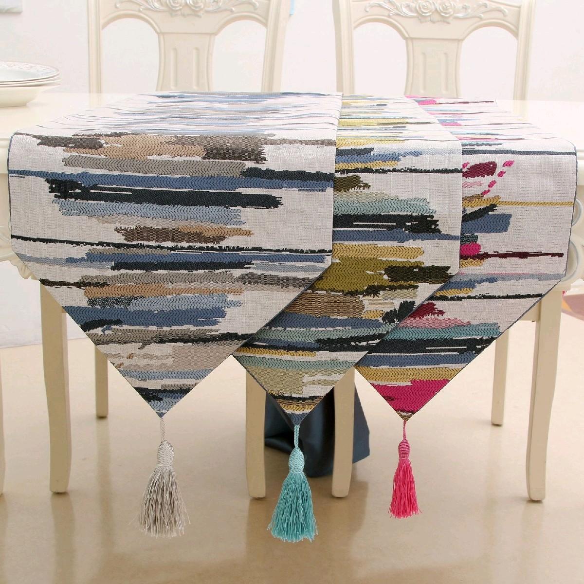 Table Runner / Taplak Meja Tamu Panjang / Taplak Meja Makan Tenun Linen