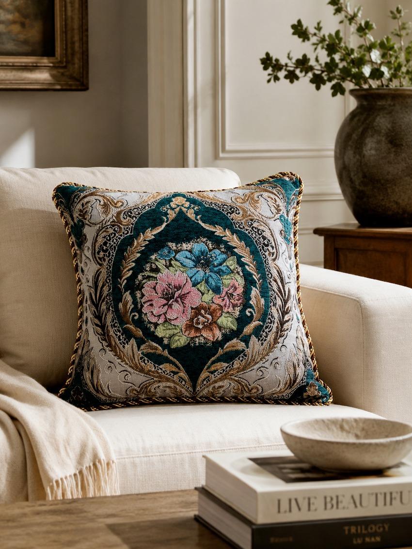Sarung Bantal Sofa Aurelie 45x45cm | Cushion Cover Premium | Sarung Bantal Hias Ruang Tamu Estetik