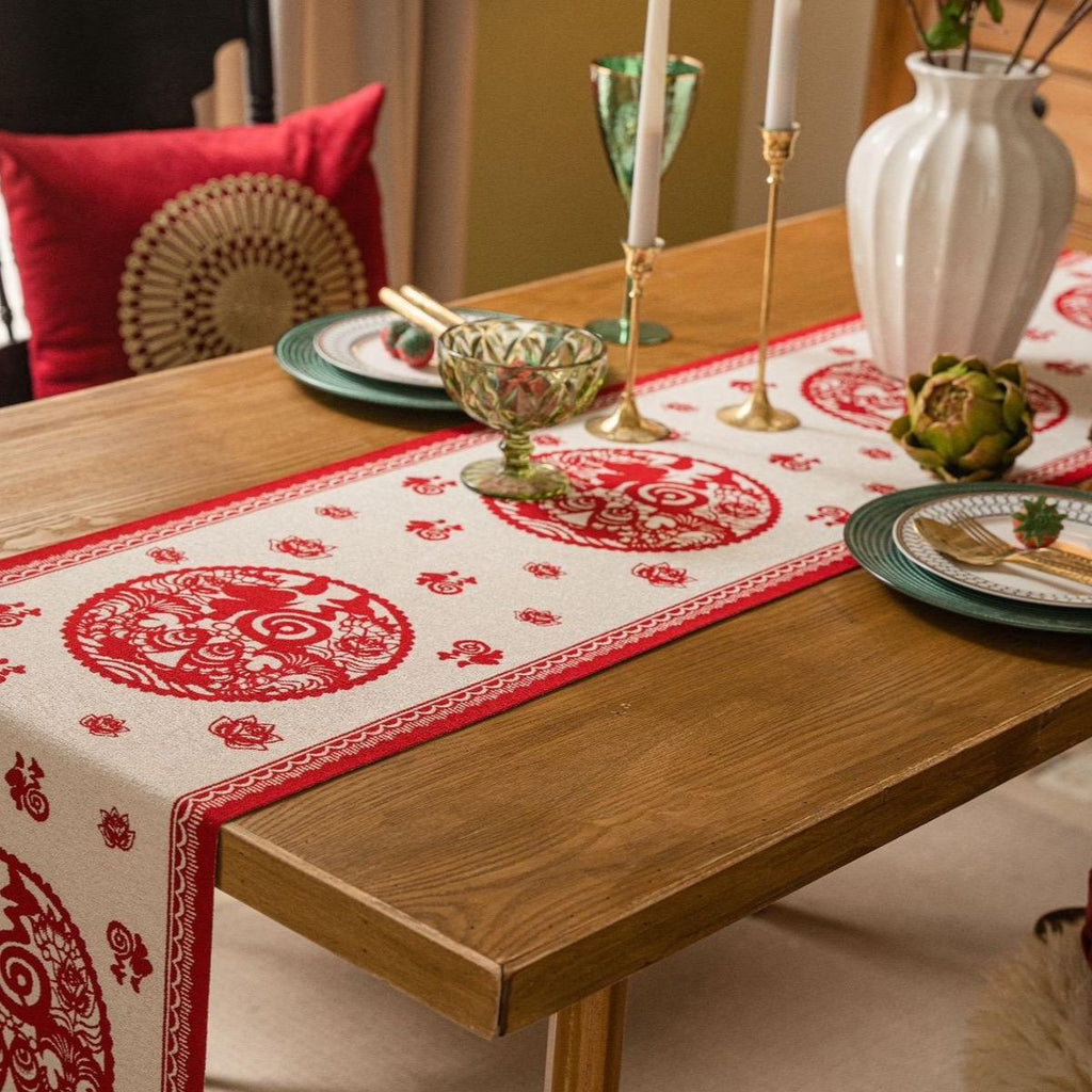 Table Runner Aesthetic | Taplak Meja Estetik Motif Fortune