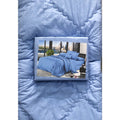 Bed Cover Set Polos Emboss King Size Baby Blue