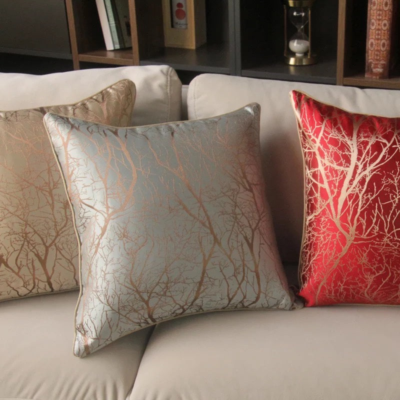 Pillow Cover / Sarung Bantal Kursi Sofa Motif Grass Root 45x45cm