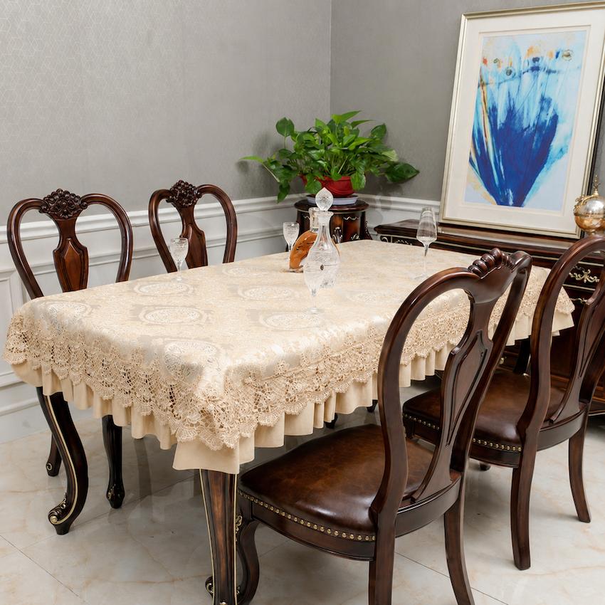 Taplak Meja Makan Premium Ottoman | Table Cloth Premium dengan Renda Mewah