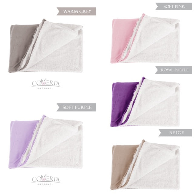 Selimut Polos Tebal Premium Double Ply (2 Layer)