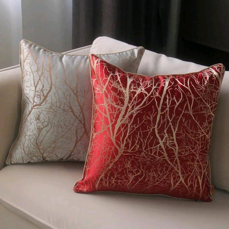 Pillow Cover / Sarung Bantal Kursi Sofa Motif Grass Root 45x45cm