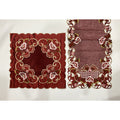 Sarung Bantal Kursi Sofa Set - Bordir Bunga Serat Nanas - 40x40cm