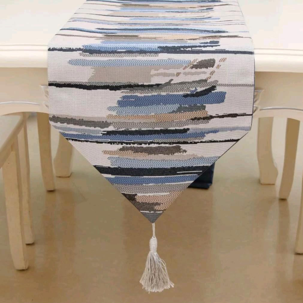 Table Runner / Taplak Meja Tamu Panjang / Taplak Meja Makan Tenun Linen
