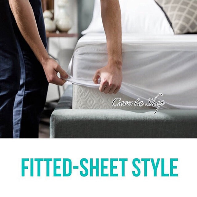 Bed Cover Set Hotel Putih Polos 160/180/200x200x30cm