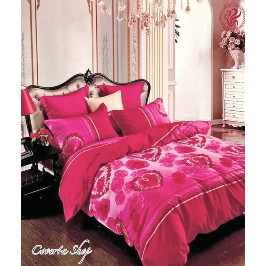 Bed Cover Set Pengantin Katun Jepang - 160/180/200x200x40cm