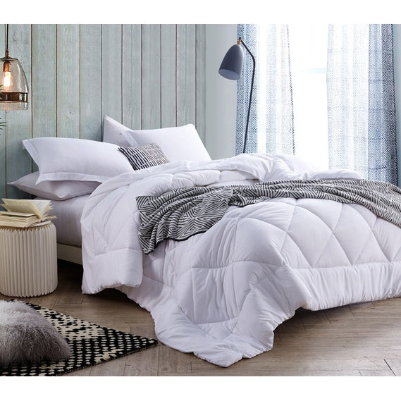 Bed Cover Set Putih Polos Hotel 160/180/200x200 tinggi 40cm