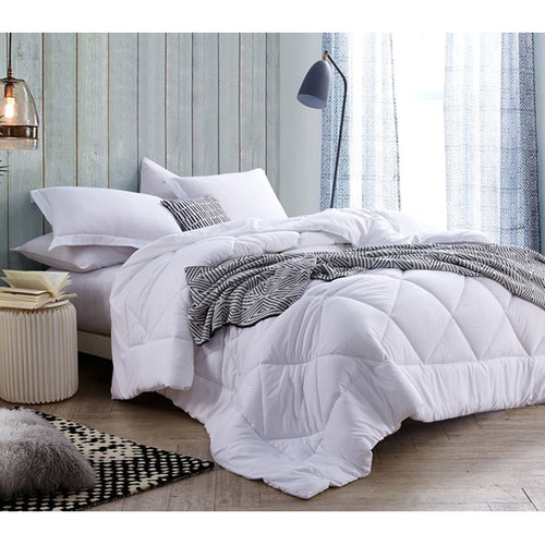 Bed Cover Set Putih Polos Hotel 160/180/200x200 tinggi 40cm