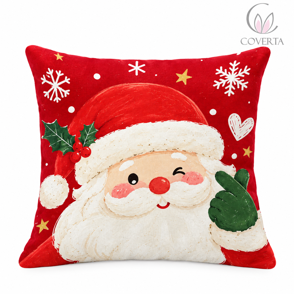 Sarung Bantal Sofa Natal Christmas | Sarung Bantal Hias Dekorasi Natal 45x45cm