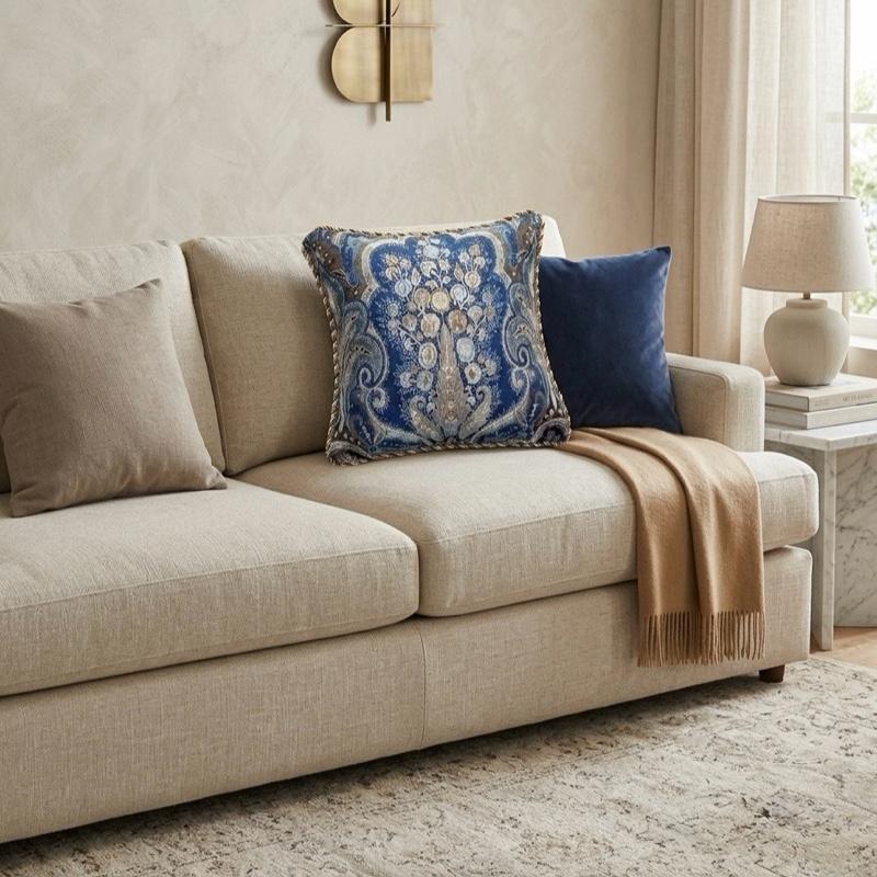 Sarung Bantal Kursi Ruang Tamu Aladdin | Cushion Cover Sofa Dekorasi Rumah Aesthetic 45x45cm