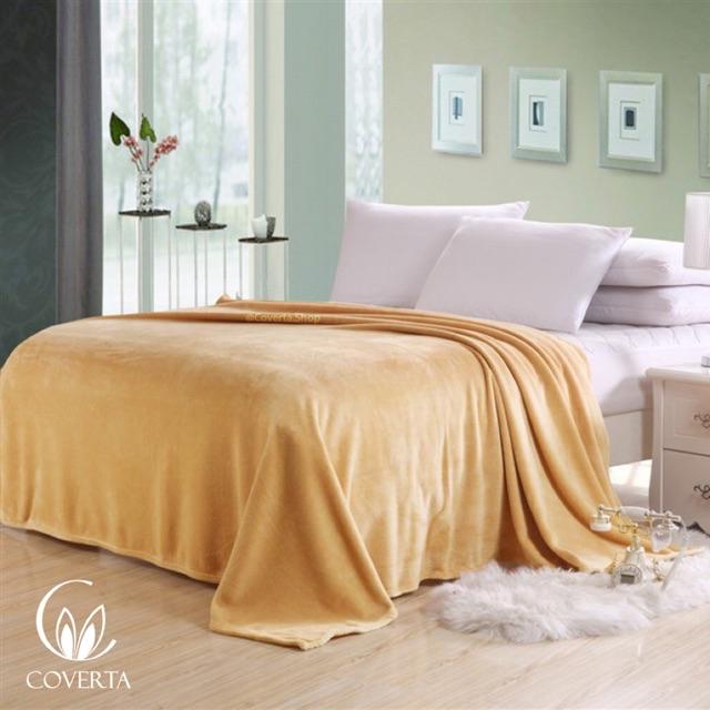 Selimut Bulu Tebal Polos Hotel 180x220cm