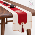 Table Runner Zen Coverta | Taplak Meja Makan Panjang Dekorasi Imlek