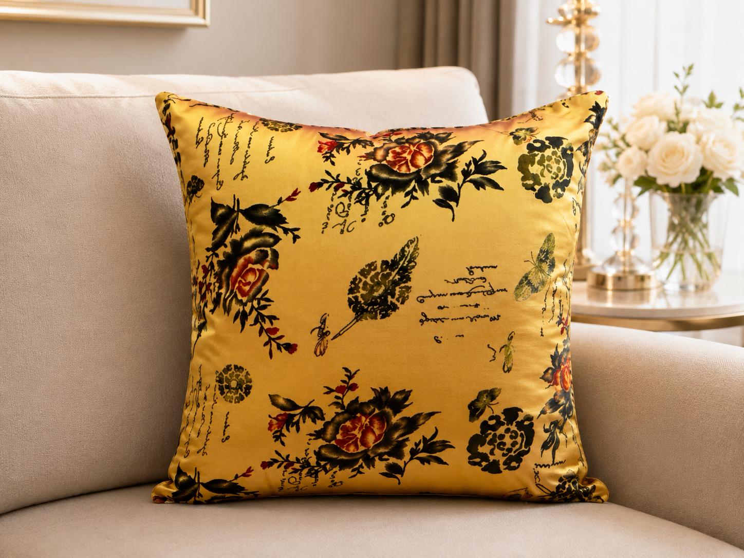 Sarung Bantal Kursi Sofa Satin 50x50cm