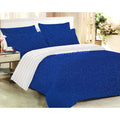 Bed Cover Set Motif Emboss - Kombinasi Warna - 160/180/200x200 tinggi 30cm