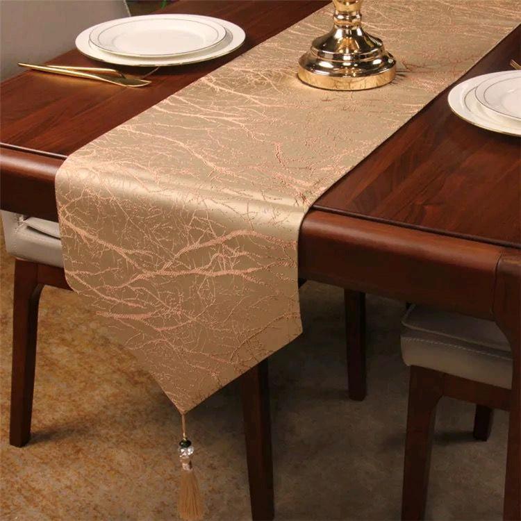 Table Runner / Taplak Meja Makan / Taplak Meja Tamu Motif Grass Root