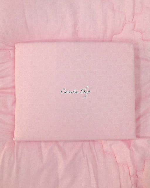 Bed Cover Polos Motif Emboss Set 180x200x30cm