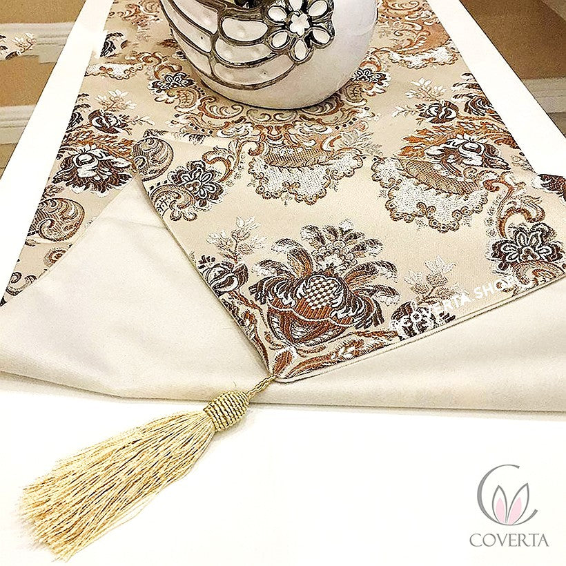 Table Runner - Taplak Meja Panjang Jacquard Classic 33x210cm