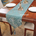 Coverta Table Runner / Taplak Meja Tamu / Taplak Meja Makan Motif Marmer Marble