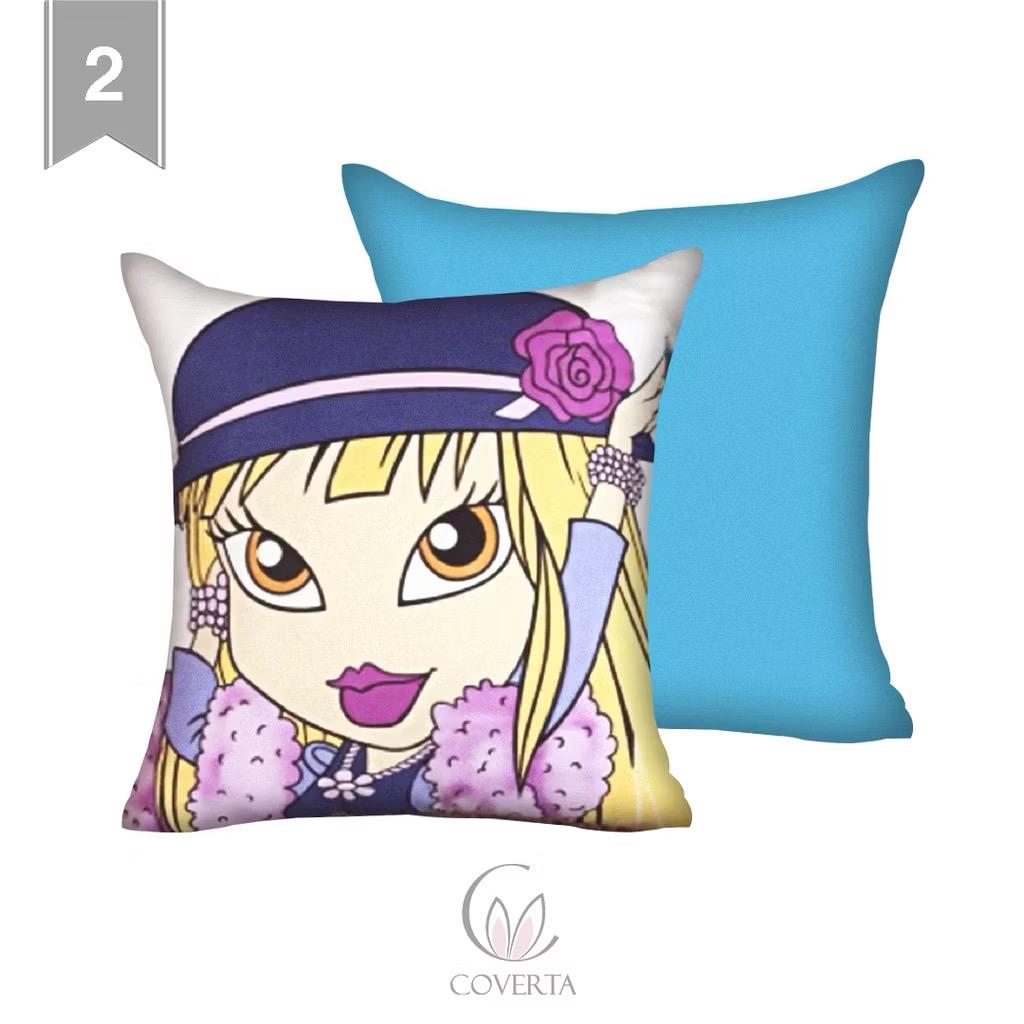 Sarung Bantal Kursi 40x40 Estetik Motif Karakter