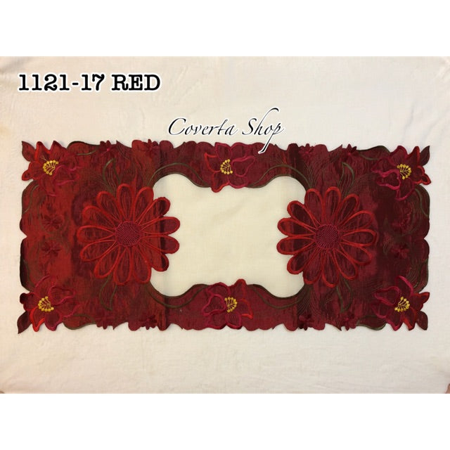 Taplak Meja Tamu Bordir 40x85cm (Kode B - 1121-17)